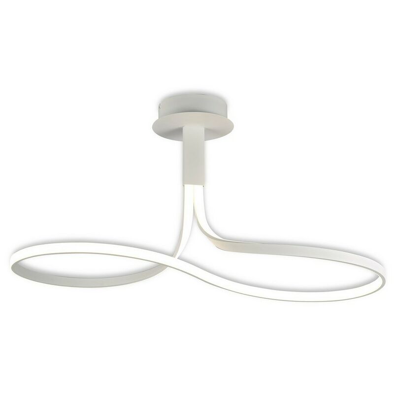 Image of Inspired Lighting - Inspired Mantra - Nur wh - Soffitto semi-filo 40W led 3000K, 3200lm, bianco dimmerabile, acrilico satinato