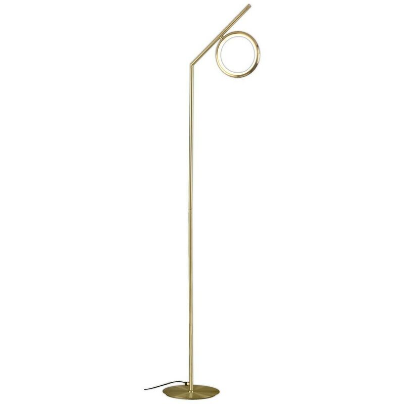 Image of Inspired Lighting - Inspired Mantra - Olimpia - Lampada da terra, 12W led, 3000K, 900lm, IP20, Oro satinato