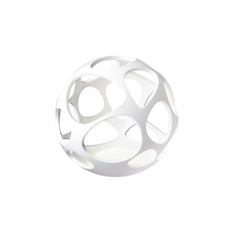 Image of Inspired Lighting - Inspired Mantra - Organica - Lampada da Tavolo 3 Luci E27, Bianco Lucido, Cromo Lucido