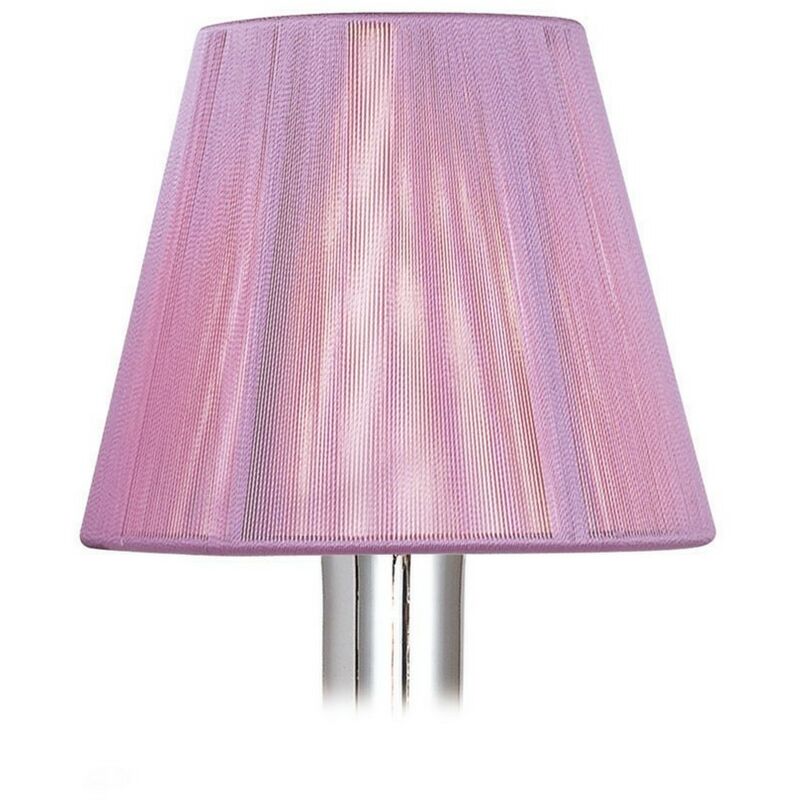 

Inspired Lighting - Inspired Mantra - Silk String - Clip On String Shade Lilac Pink 80, 130 mm x 110 mm