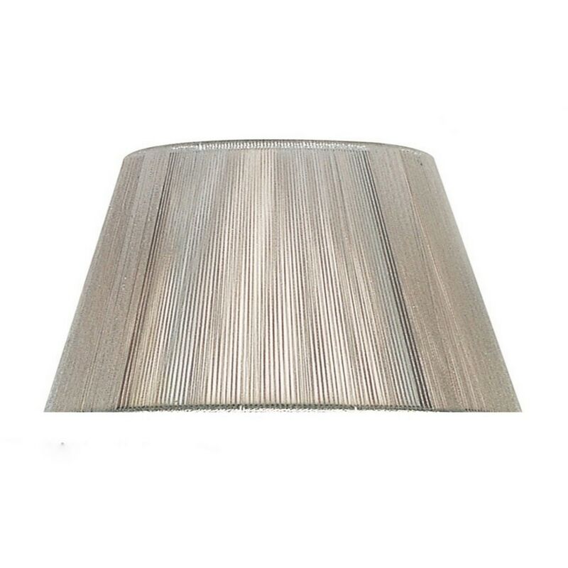 Image of Inspired Lighting - Inspired Mantra - Silk String - Paralume in corda grigio argento 250, 400 mm x 250 mm