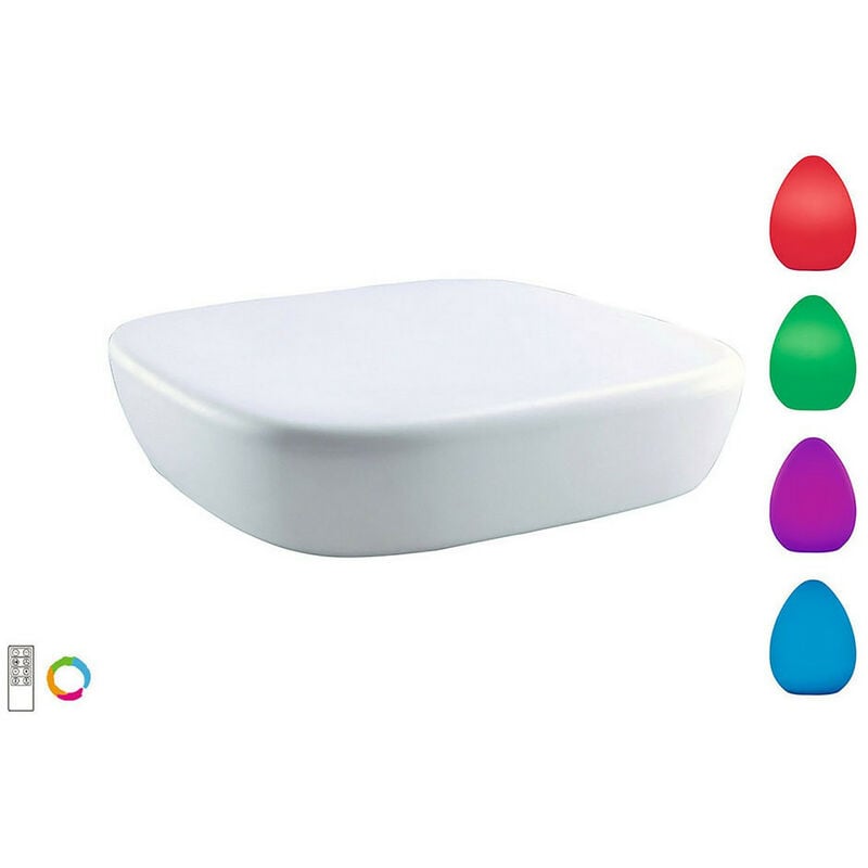 Inspired Pao Tavolo led rgb ricaricabile da esterno IP65, Bianco opale, Garanzia 3 anni Peso articolo: 16,3 kg