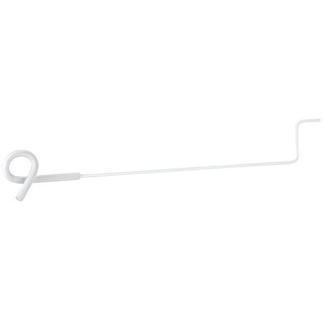 INSPROVET ISSUSLOLLER fÐ©r Fadenschweinschwanz mit Grundnahrungsmitteln, WeiÂ¤, Holzpfosten, 40 cm