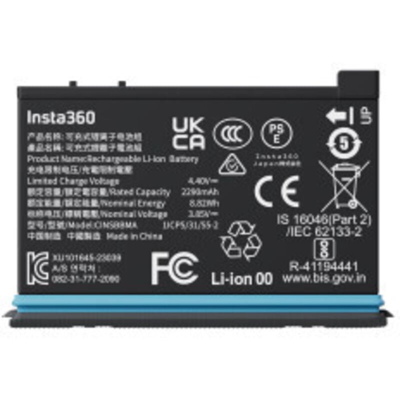 Cinsbbma accessoire de caméra de sports de action Camera Battery - Insta360