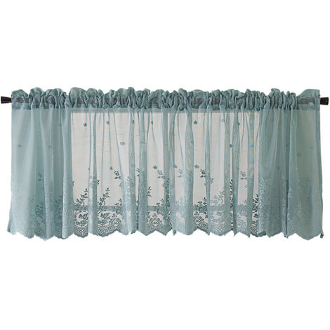 Installation facile d'une tringle à rideaux pour petite fenêtre de cuisine ou café, style simple, 137 x 61 cm
