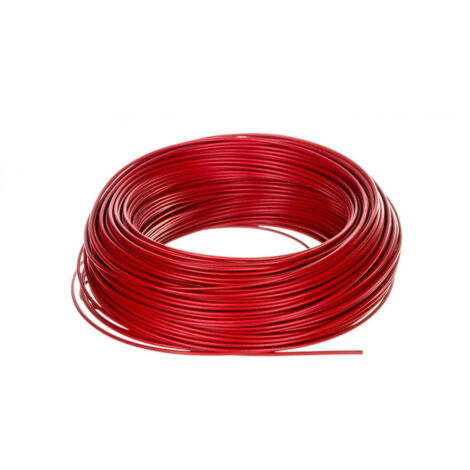 Installationsleitung H05V-K (LgY) 0,75 rot /100m/