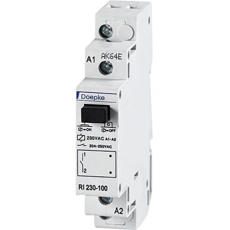Installationsrelais Doepke RI 230-100 1-polig, 20A