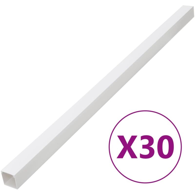 Installationsrohre 100x60 Mm 30 M Pvc - Vidaxl