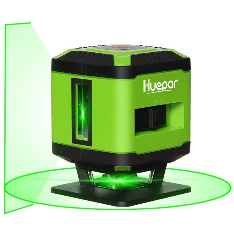 Huepar - Installazione Laser a Pavimento per la Posa di Piastrelle Allineamento Pavimento Raggio Verde FL360