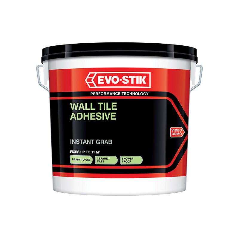 30812628 Instant Grab Wall Tile Adhesive 5 litre EVO416635 - Evo-stik