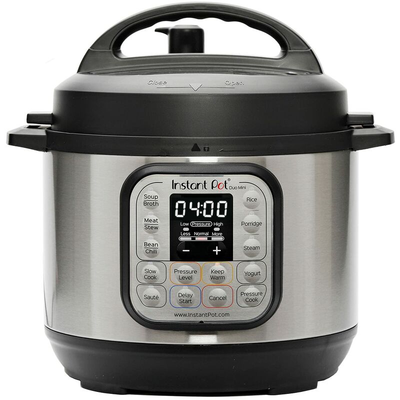 Image of Instant Pot - Electric Pressure Cooker Duo Mini 3L, 7-in-1 Multi-Cooker, Stainless Steel Pressure Cooker, 700 w