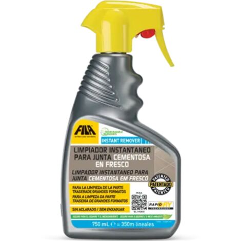 Instant Remover - Limpiador Instantáneo de Juntas Cementosas / Caja 12 un 750 ML / Detergente