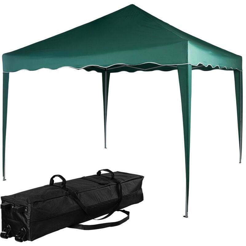 INSTENT® Pavillon 3 x 3 m Basic étanche Protection UV 50+, choix de couleurs et de modèles, vert