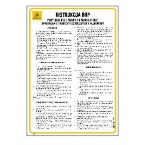 Instrucciones de salud y seguridad para el funcionamiento de una empacadora de papel usado