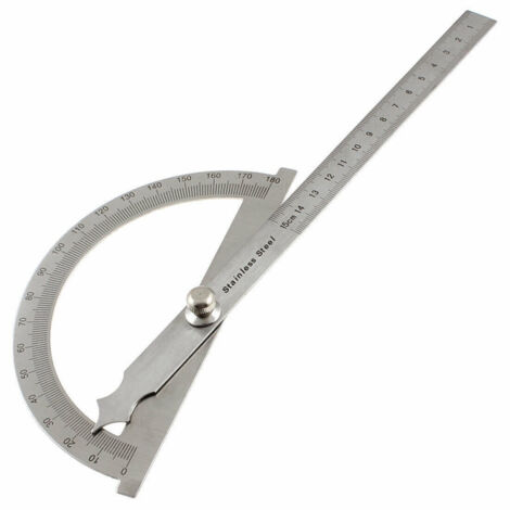 Instrument De Mesure D'angle Bâton Règle Rapporteur Scalimètre 150mm
