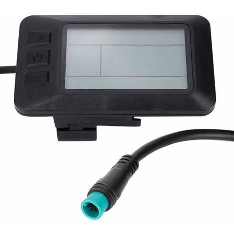 Instrument LCD de vélo, Accessoire électrique de Conversion de vélo Instrument LCD KT-LCD7 avec connecteur étanche USB Accessoires de Modification de vélo électrique