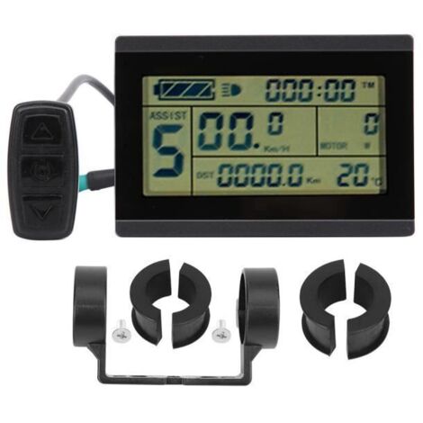 Instrument LCD - KT - KT-LCD3U - Étanche - Compatible 24V-36V-48V - Affichage rétro-éclairé