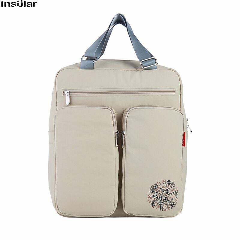 

insular 8038 Bolsa multifuncional para momia Bolsa de panales para bebes de gran capacidad Mochila Bolsa de almacenamiento portatil con correa para