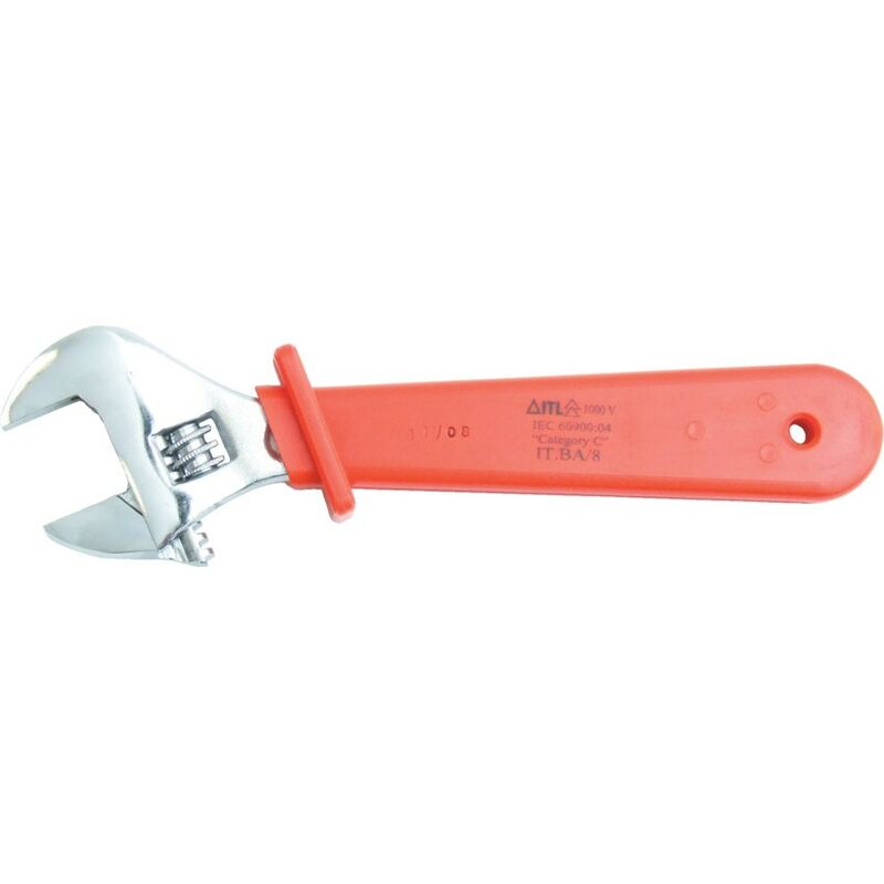 ITL Insulated Tools Ltd IT/BA15, Adjustable Spanner, 15IN./MM Length, 45MM Jaw C
