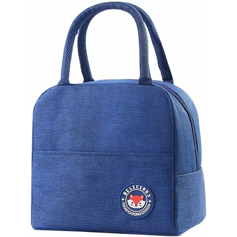 Héloise - Insulated Lunch Bag Lunch Bag Insulated Lunch Bag Women Men Kids Portable Waterproof Lunch Bag Picnic Bag (blue)
