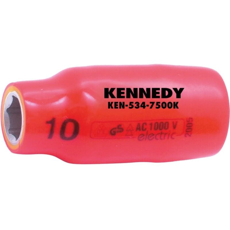 19MM Insulated Hexagon Socket 1/2' Sq/Dr - Kennedy-pro