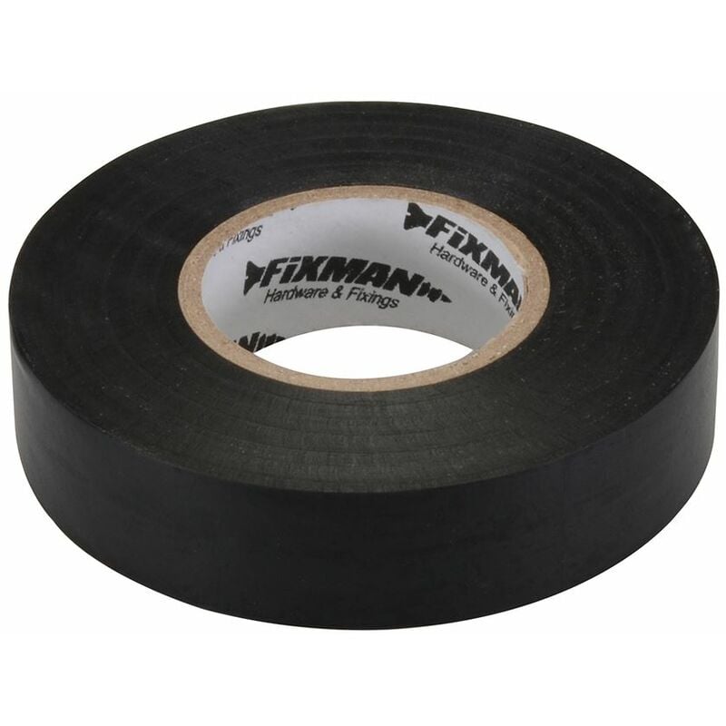 Insulation Tape - 19mm x 33m Black - Fixman