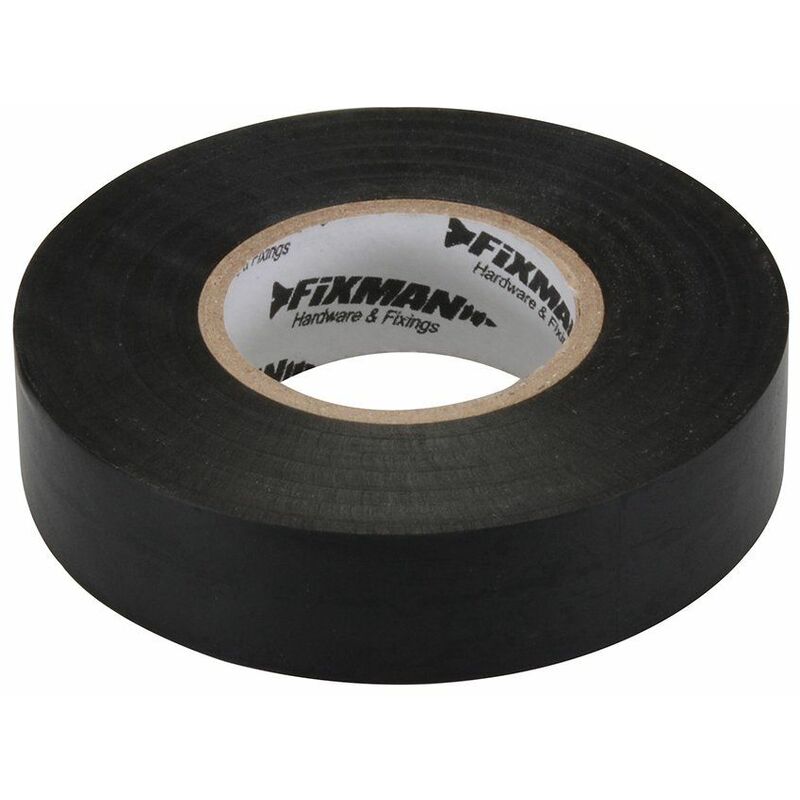 Insulation Tape 19mm x 33m Black 192069 - Fixman