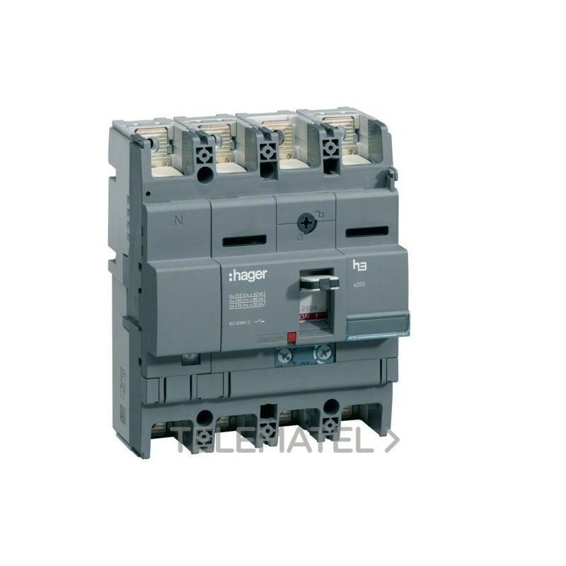 

Int. aut.x250,4P3DN/2,40kA, 160A, TM Reg HNB162H - Hager