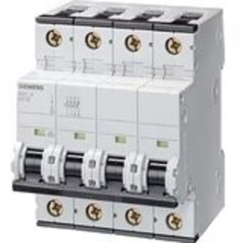 Interruttore Magnetotermico 4 Poli 400v 6ka Tipo C 50a Siemens 5sy6...