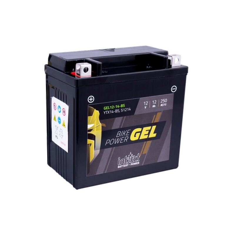 Intact - Batterie moto power Bike gel YTX14-BS 12v 12ah 250A