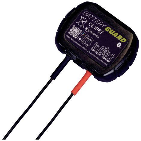 Intact GL10 Battery-Guard Monitoraggio batteria 12 V Collegamento Bluetooth®, predisposto per App, Monitoraggio della c