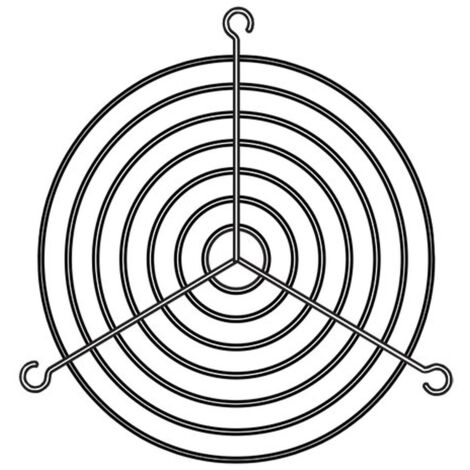 Intake inlet protection grille for centrifugal C - fan range