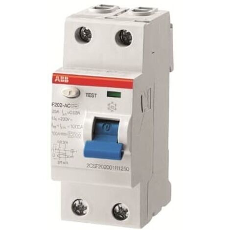 Int.dif.F202AS-40/0,1 2p 40A A S 100mA ABB 2CSF202201R2400