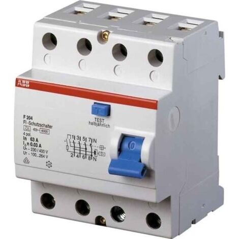 INT.DIF.F204A-40/0,5 4P 40A A 500MA ABB 2CSF204101R4400