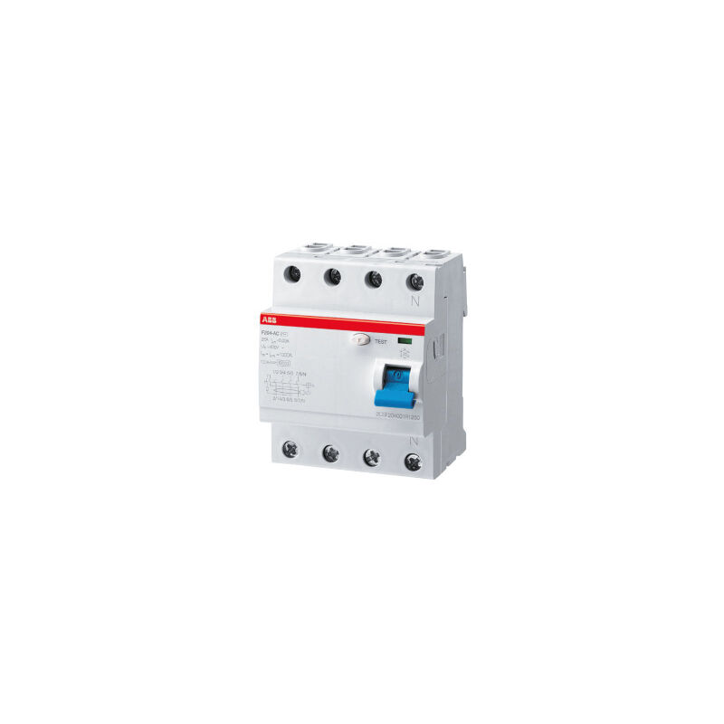 

Int.dif.F204A-63/0,03 4p 63A A 30mA ABB 2CSF204101R1630