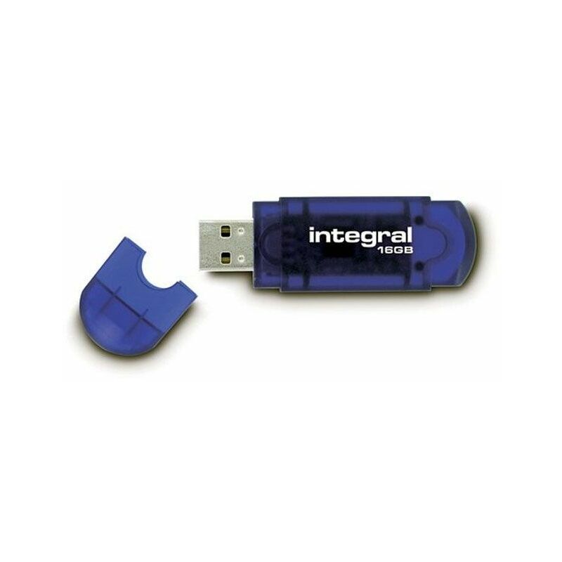 

Integral 16GB USB2.0 DRIVE EVO BLUE unidad flash USB USB tipo A 2.0 Azul