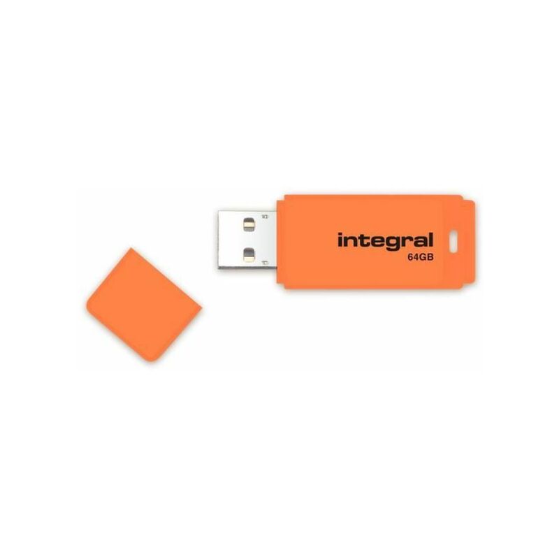 Image of Integral 64GB USB2.0 drive neon orange unità flash usb usb tipo a 2.0 Arancione