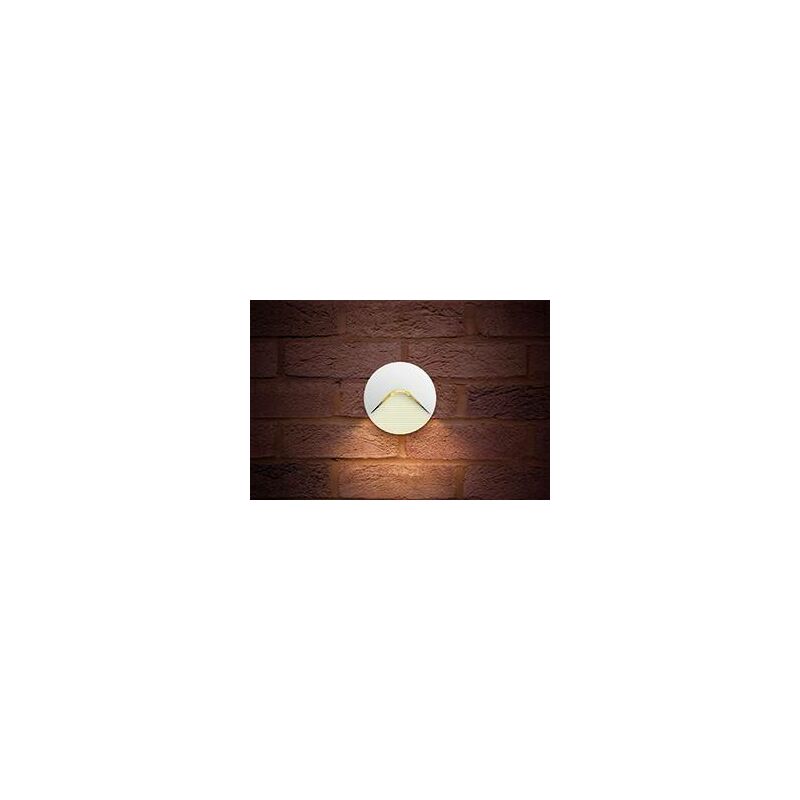 Integral Pathlux - Outdoor LED Step Wall Light 2.2W 3000K 100lm IP65 - White