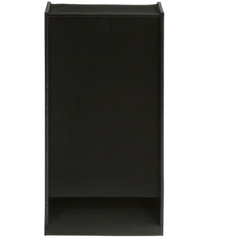 Integrated Eco Cavity Bat Box - Recycled LDPE Plastic/Wood - L10.5 x W21.5 x H44 cm - Black