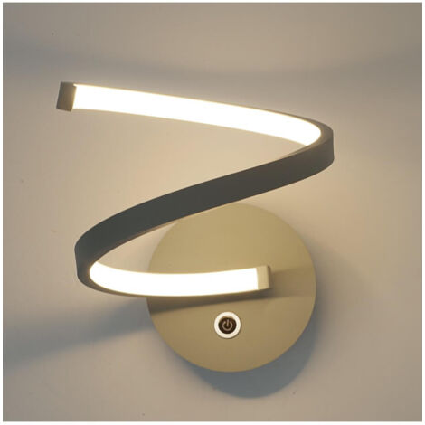 Integrierte LED-Wandleuchte in weißer Farbe - Looper