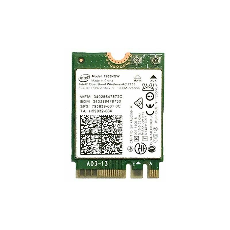 

Intel 7265.NGWG.W adaptador y tarjeta de red Interno WLAN 867 Mbit/s