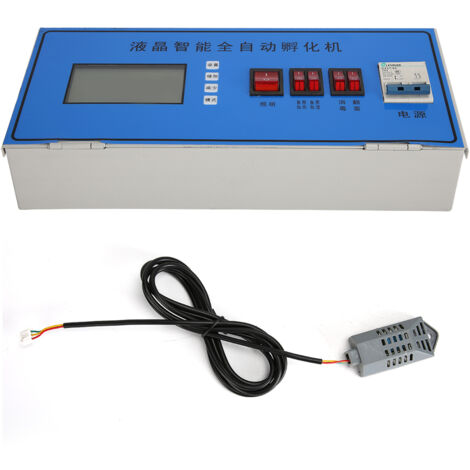 Intelligent LCD Automatic Digital Incubator Chicken Egg Hatcher Temperature Humidity Controller220V