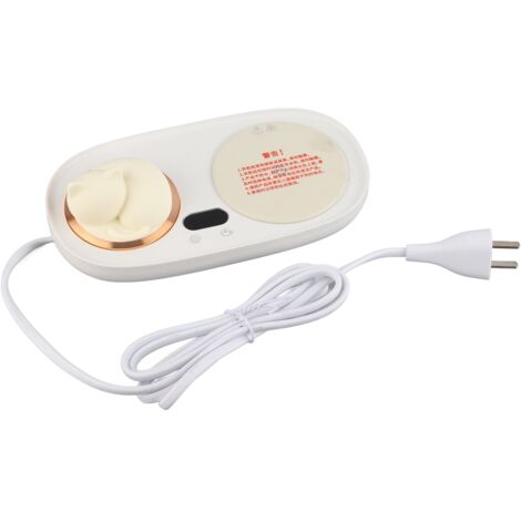 Intelligent Mug Warmer Coaster 55 Degrees Celsius Constant Temperature Cup Heating Mat Pad for Working White