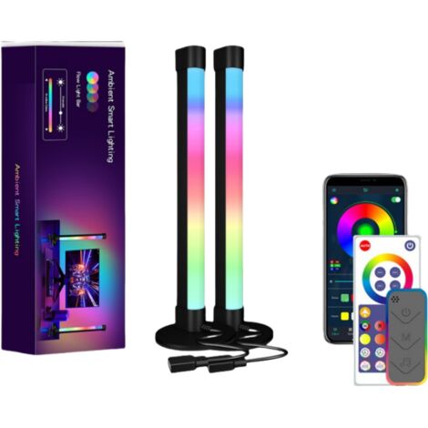 Intelligente Bluetooth Lichtleiste mit RGB Farbwechsel, USB betri