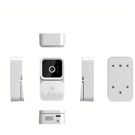 Intelligente, drahtlose Video-Türklingel mit Fernüberwachung, Sprach-Gegensprechanlage und mobiler App für mehr Sicherheit und Komfort zu Hause
