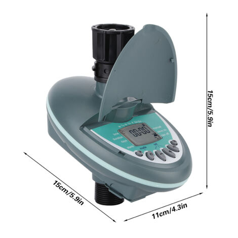 [Intelligente Fernbedienung für die Bewässerung] + G3/4-Zoll-Stecker (männlich/weiblich) + Automatischer Wasserregler + Gartenbewässerungstimer