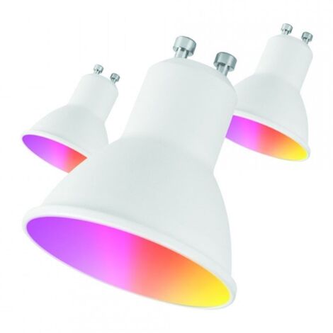 Intelligente Glühbirne muvit io miopak006/ gu10/ 5.5w/ 400 lumen/ 2700k-6500k/ pack of 3 pcs.