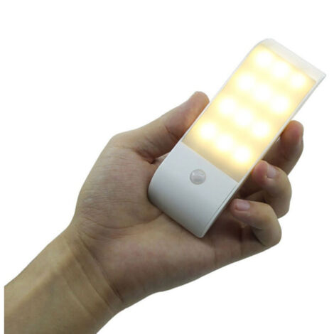 Intelligente LED-Nachtleuchte mit USB-Ladefunktion und Bewegungssensor, Kleiderschrankbeleuchtung