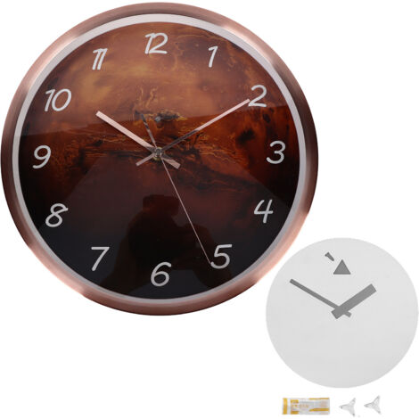 Intelligente LED-Wanduhr mit Sprachsteuerung, Nachtlicht und großen Ziffern