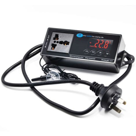 Intelligente Thermostat-Aufzuchtbox für Reptilien/Schildkröten, Krabbeltiergehege, isoliertes Terrarium, Keramiklampe, Heizmatte, Temperaturregler